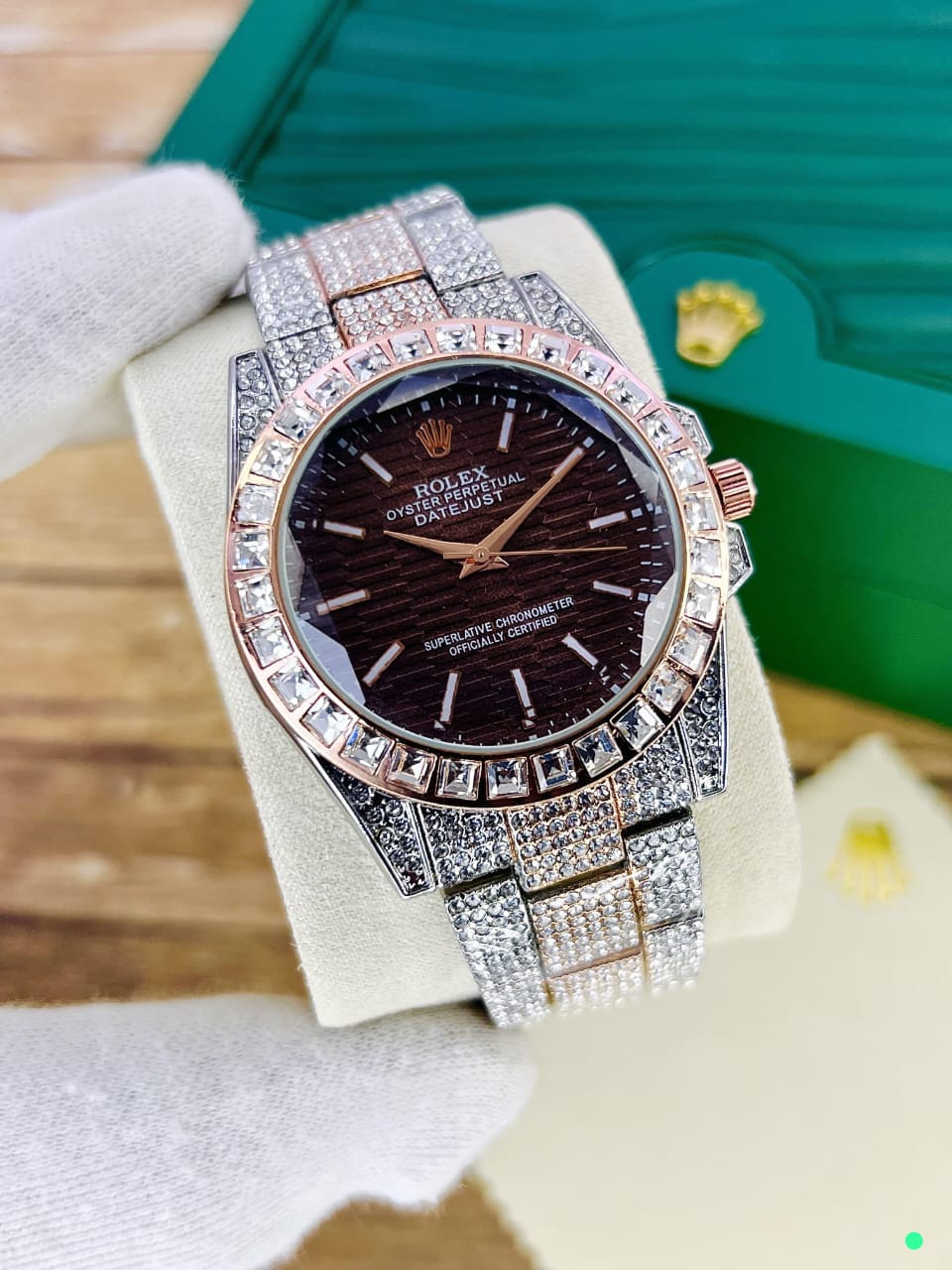 Rolex Diamond Glass