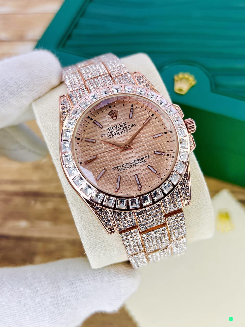 Rolex Diamond Glass