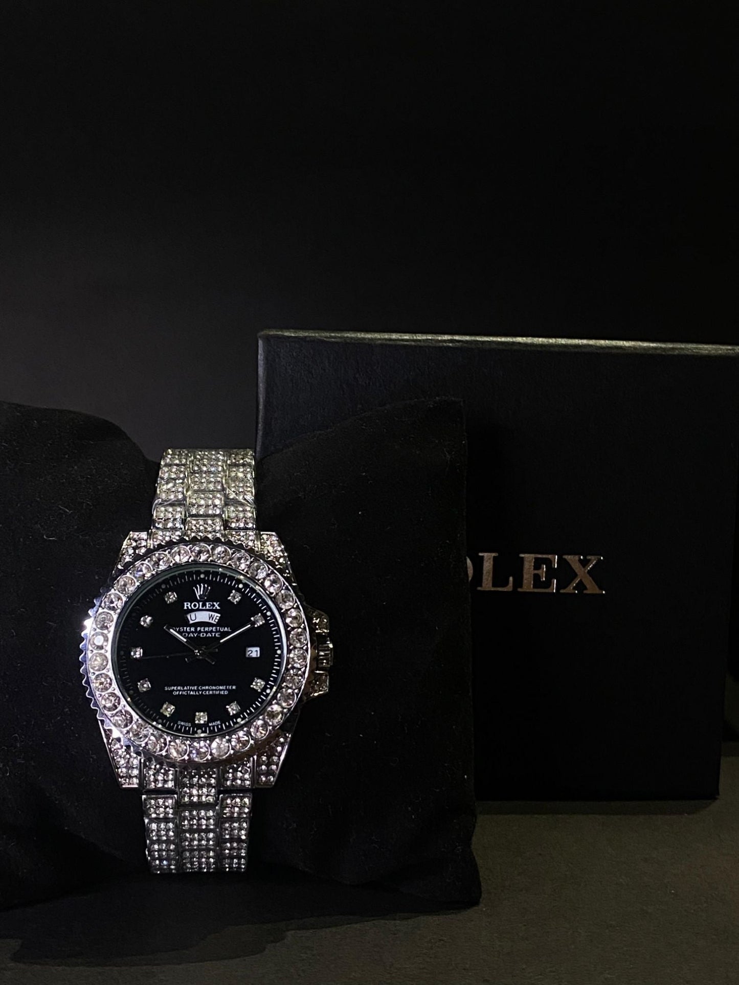 Rolex Diamond Glass