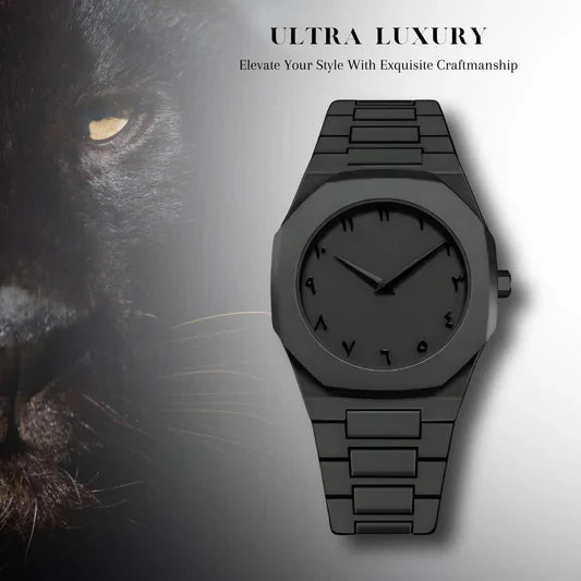 Arabic aura watch black